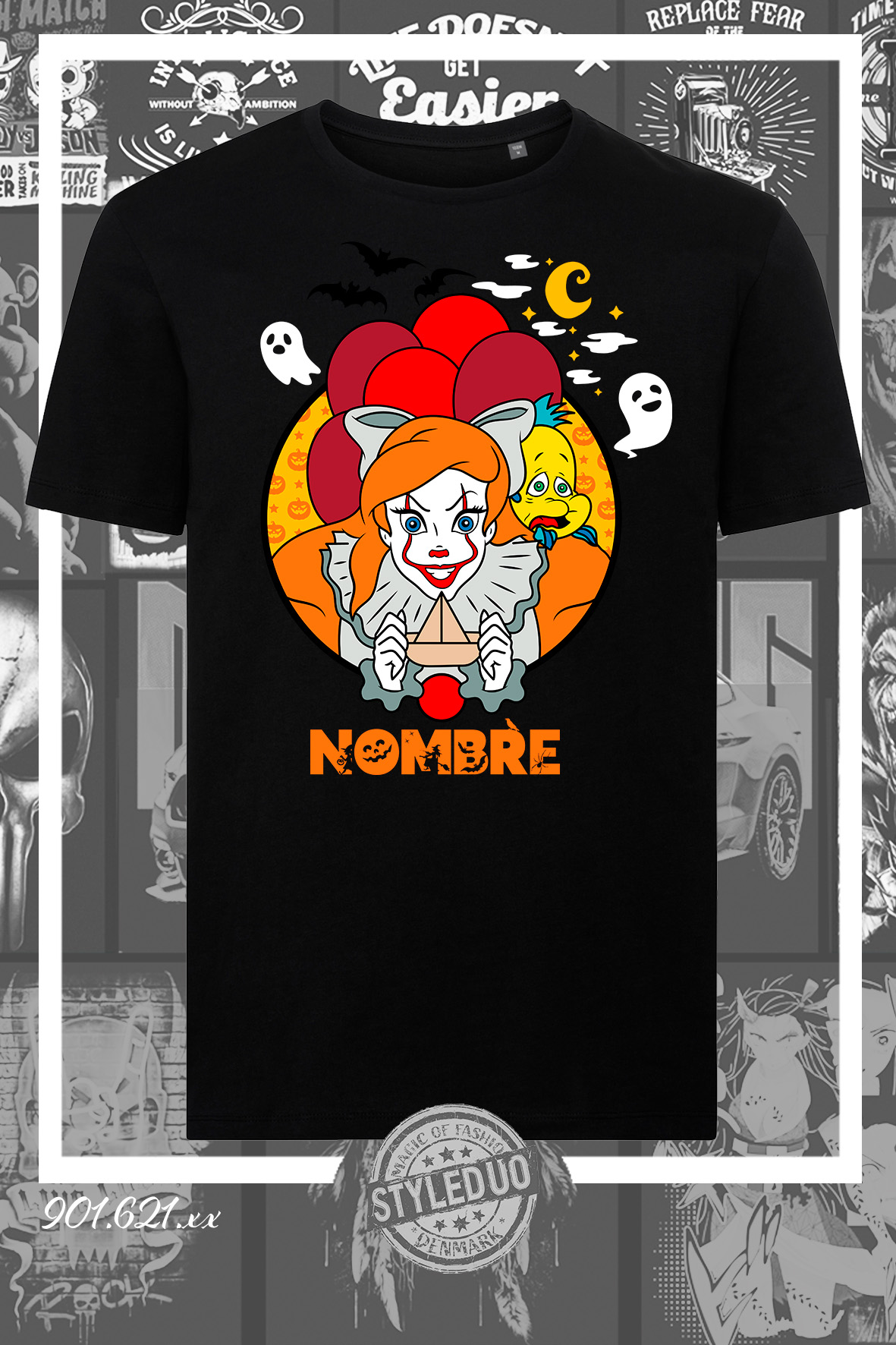 T-shirt. Antal, halloween