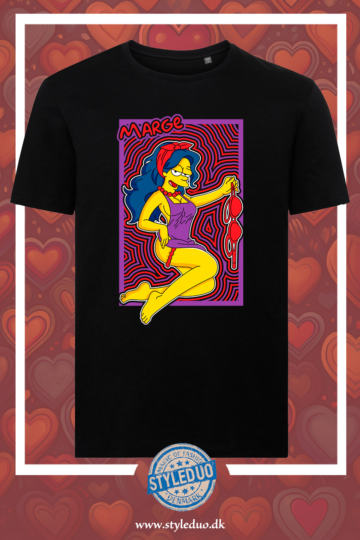 T-shirt Marge, valentine