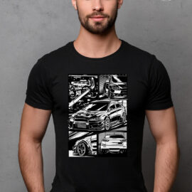T-shirt, fast cars
