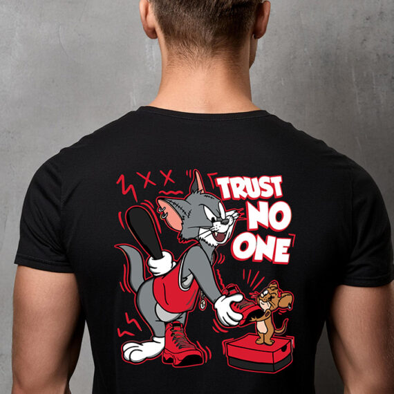 T-shirt, jerry , trust no one