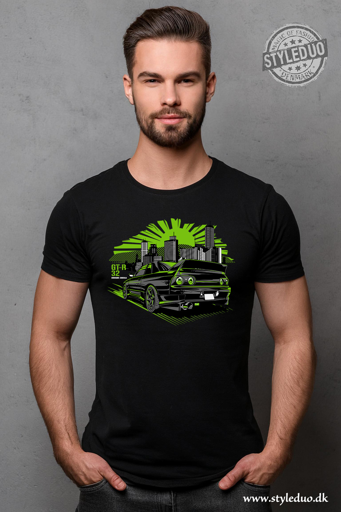 t-shirt, gt-r 32 cars