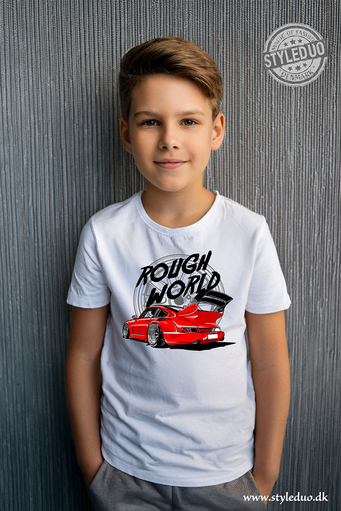 T-shirt, Barsk verden, cars